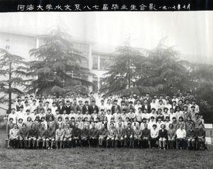 1987年7月1987届体育博彩平台足投系87届毕业合影